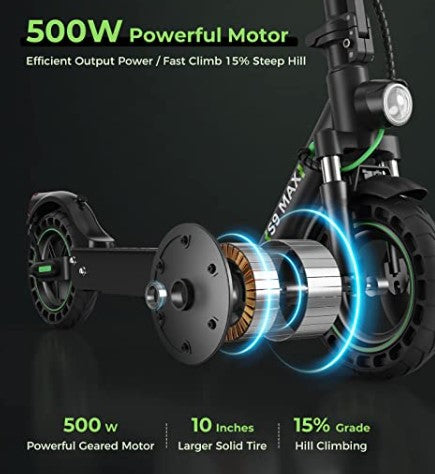 MONOPATTINO ELETTRICO ISCOOTER S-PRO 500W – AUTONOMIA FINO A 55 KM